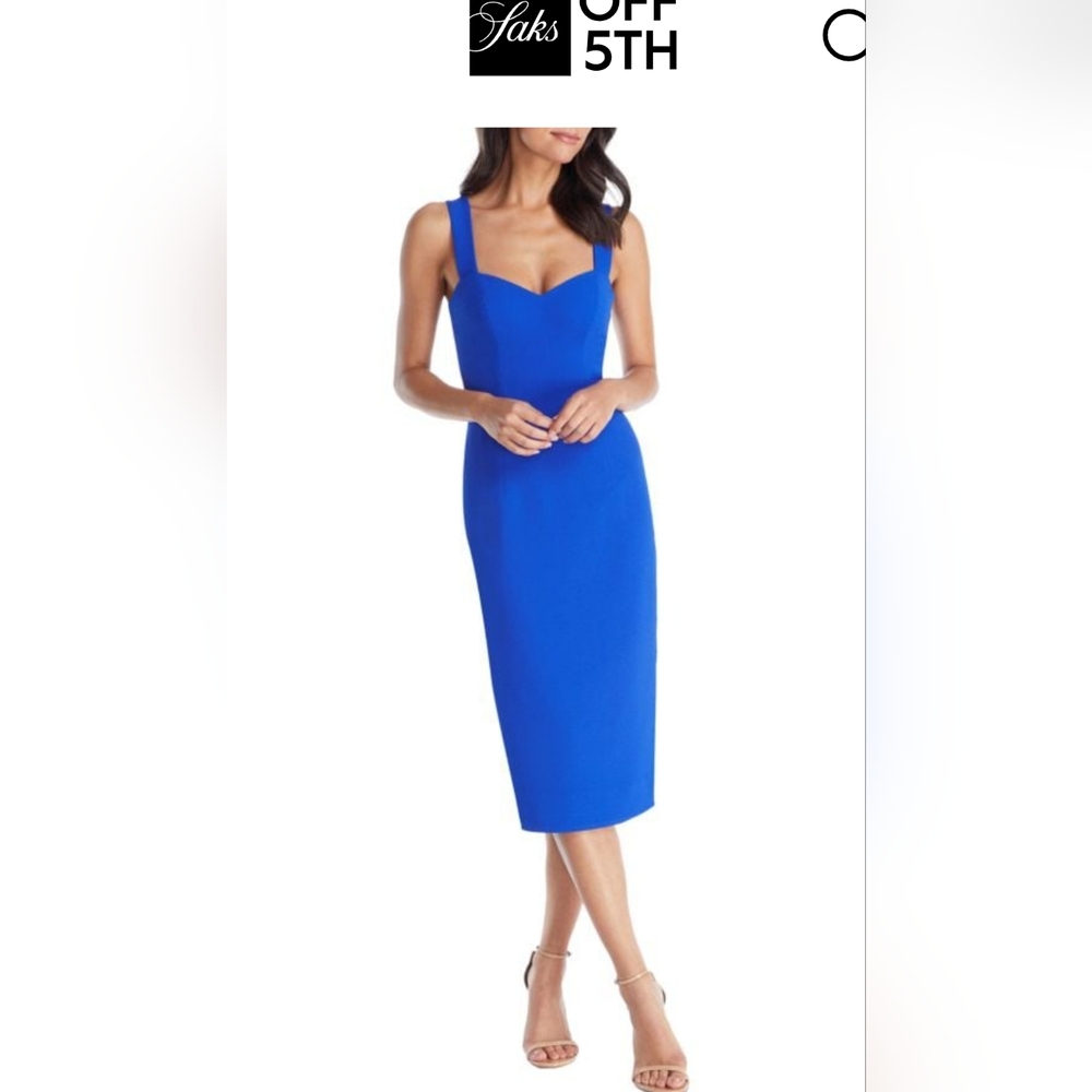 NWT Dress The Population Nicole Sweetheart  Midi Dress Size Xl